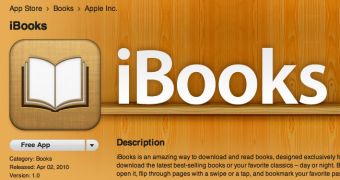 iBooks banner featured on the iPad App Store (screenshot)
