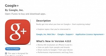 Google+ on the App Store