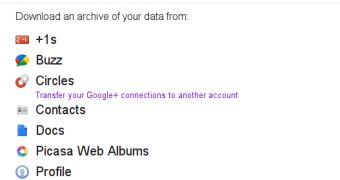 Google Takeout has Google+ Circles data now