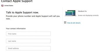 Apple Support screenshot