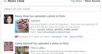 Flickr photos on Facebook