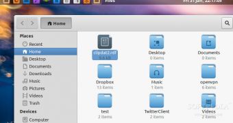 GNOME 3.10 with the Zukitwo and Compass themes