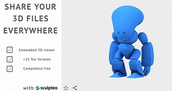 You Can Share Your 3D Design Online by Embedding It in Sculpteo