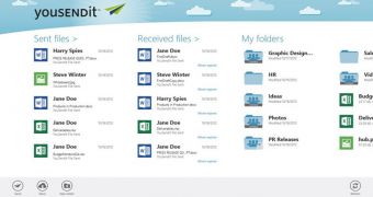YouSendIt is completely free for Windows 8 and RT users