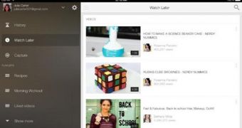 YouTube iPad screenshot