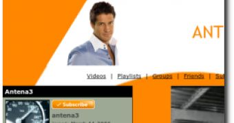 YouTube's Antena 3 page