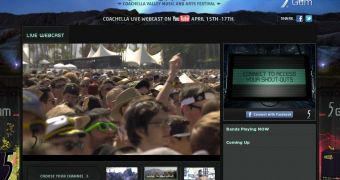 The live stream from last year's Coachella on YouTube