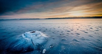 Young Man Found Trying to Walk Across Frozen Lake in North America