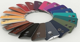 Moto X is offered in a slew of colors