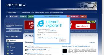 IE11 is one of the versions that aren't affected by the flaw