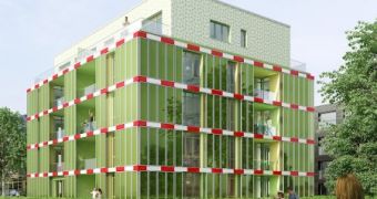 Zero-energy building that uses algae for energy and shade will be unveiled in little over a month in Germany