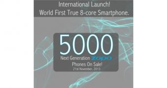 Zopo's true 8-core smartphone arrives next week
