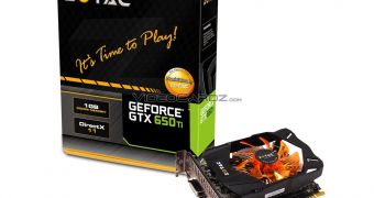 Zotac Has Three GeForce GTX 650 Ti Cards on the Way