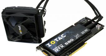 Zotac GeForce GTX 580 Infinity Edition water cooled graphics card