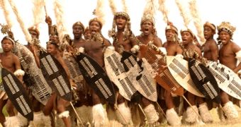 Young Zulu warriors