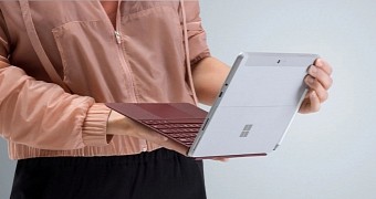 The first-generation Surface Go features a 10-inch display