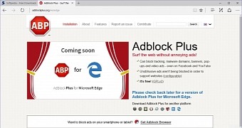 Adblock Plus for Edge is already in the works