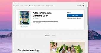 Adobe Photoshop Elements 2019 in the Microsoft Store