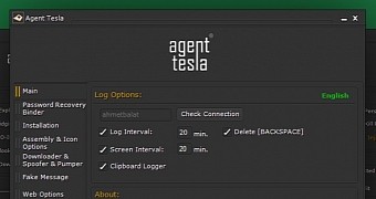 Agent Tesla features