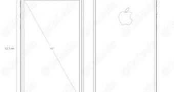 iPhone 5se prototype drawings