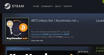 KeyVendor's Steam page