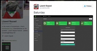 Lizard Squad advertising one of their DDoS stressers on Twitter