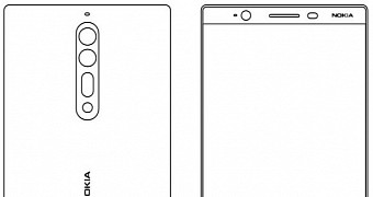 Nokia 8 alleged sketches