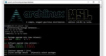 alwsl 0.05 - archlinux adapted for WSL