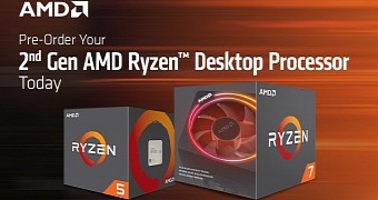 2nd generation AMD Ryzen processors available for pre-order