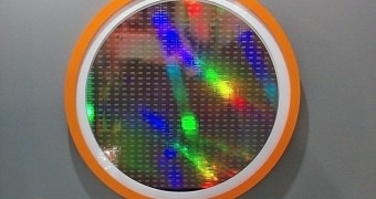 A HBM2 wafer from SK Hynix
