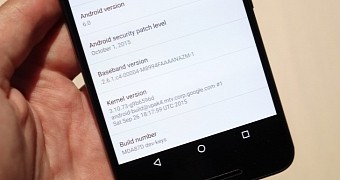 Android 6.0 Marshmallow displays "Android security patch level"