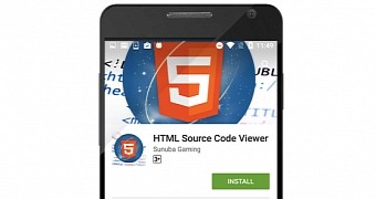 HTML Source Code Viewer app
