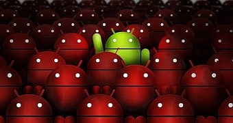 The malware spreads as stand-alone APKs, not published in the Google Play Store