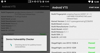 Android VTS scanning for Android bugs