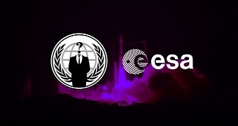 Anonymous hacks European Space Agency database