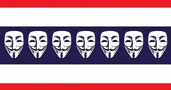 Anonymous hacks Thai police servers