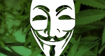 Anonymous joins phone protest over marijuana legal use