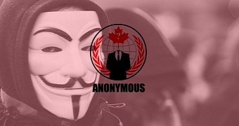 Anonymous takes revenge on Canadian government