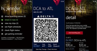 Fly Delta app for Windows Phone