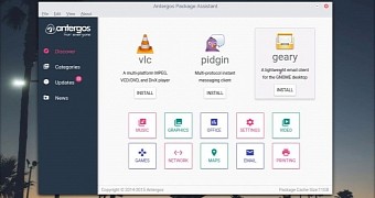 Antergos package manager