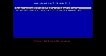 Antivirus Live CD 21.0-0.99.2 released