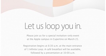 Apple March 21 event invite