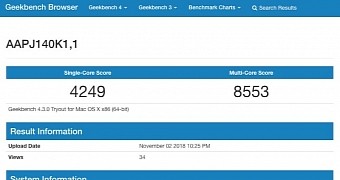 New Geekbench benchmark hinting at i7 MacBook Air