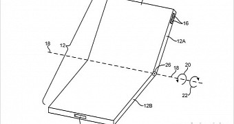 The iPhone would use hinges to fold like a clamshell phone