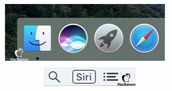Siri icons in OS X 10.12