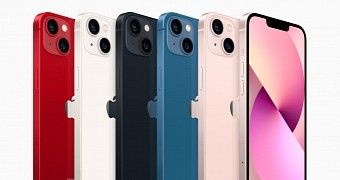The existing iPhone 13 color options
