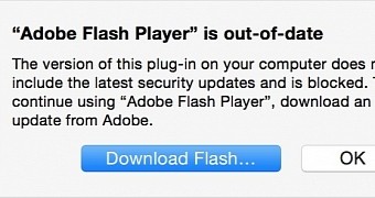 The prompt users are seeing if running old Flash Player versions