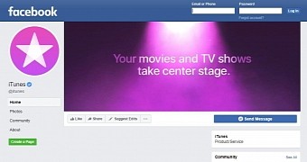 Apple's iTunes Facebook page no longer has any content
