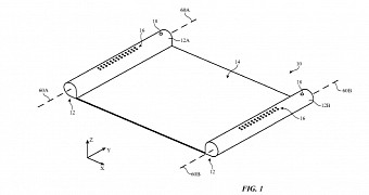 Sketch of Apple device with retractable display