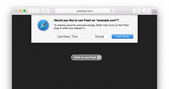 Safari will let users enable Flash content manually